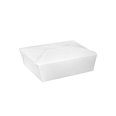 1.32 lb. Paper Food tray 4 19/32" x  4 45/64" x 1 1/2"  - 250/Carton 