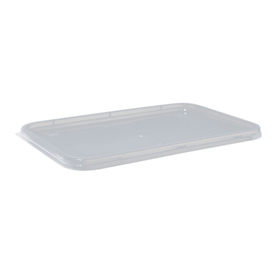 Clear Plastic Rectangular Microwaveable Lid 17/22/25.4/33.9 oz)  - 500/Carton