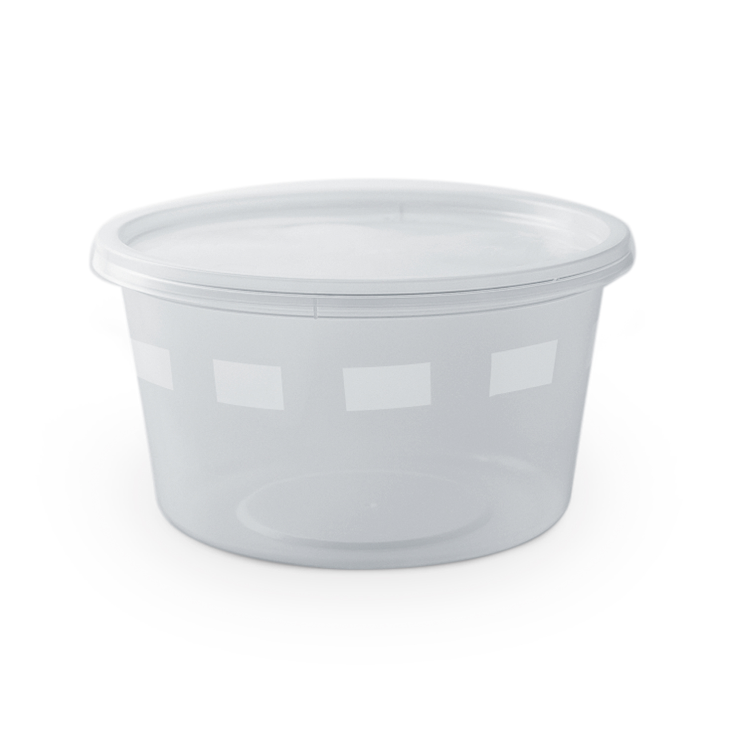 17.8 oz. Microwavable Translucent Plastic Deli Container
